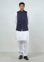 Waist Coat - Dedum Blue Plain