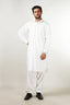 Shalwar Kameez - Signature PV Off White Plain