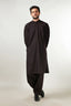 Shalwar Kameez - Signature PV Dark Brown Plain