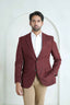 2210-00220-070-5-001 L-Jacket Worsted Tweed Wool Rich Maroon Winter 1
