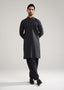 Dark Slate Kunhaar Summer Wash & Wear Shalwar Kameez