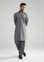Grey Kunhaar Summer Wash & Wear Shalwar Kameez