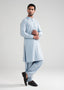Light Blue Kunhaar Summer Wash & Wear Shalwar Kameez