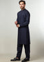 Navy Blue Plain Wash & Wear Shalwar Kameez