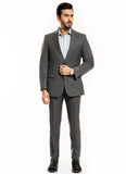 Plain Dark Grey, Tropical Exclusive Two Piece Suit