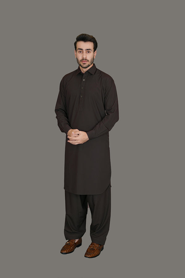 Delta Mehndi Plain, Wash N Wear Shalwar Kameez