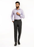 Textured-Light Purple, Cotton Rich Charlie Formal Shirt