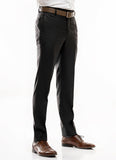 Plain-Charcoal Grey,Tropical Exclusive Wool Blend Trouser