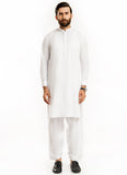 Plain-White, Premium Poly Viscose Shalwar Kameez