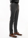 Plain-Dark Grey,Tropical Exclusive Wool Blend Trouser