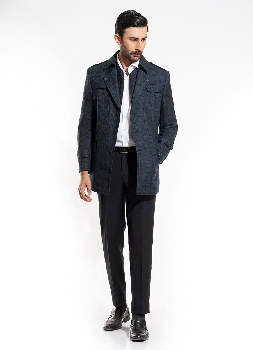 2550-00220-030-5-009 L-Double Jacket Worsted Tweed Wool Rich Blue Winter 3