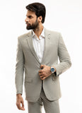 Self Check-Shadow Grey, Poly Viscose Classic Suit