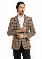 2210-00220-040-5-034 L-Jacket Worsted Tweed Wool Rich Brown Winter 1