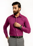 Textured-Carmine, Cotton Rich Charlie Formal Shirt