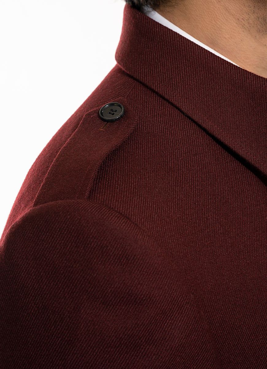 2230-00220-070-0-000  Worsted Tweed Wool Rich Maroon Winter 3