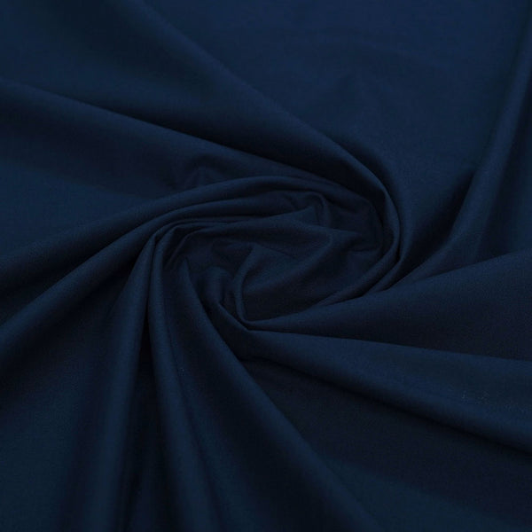 Navy Blue Plain Oxford Shirting Fabric