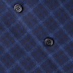 Worsted Tweed Blue Checks - Winter Waist Coat