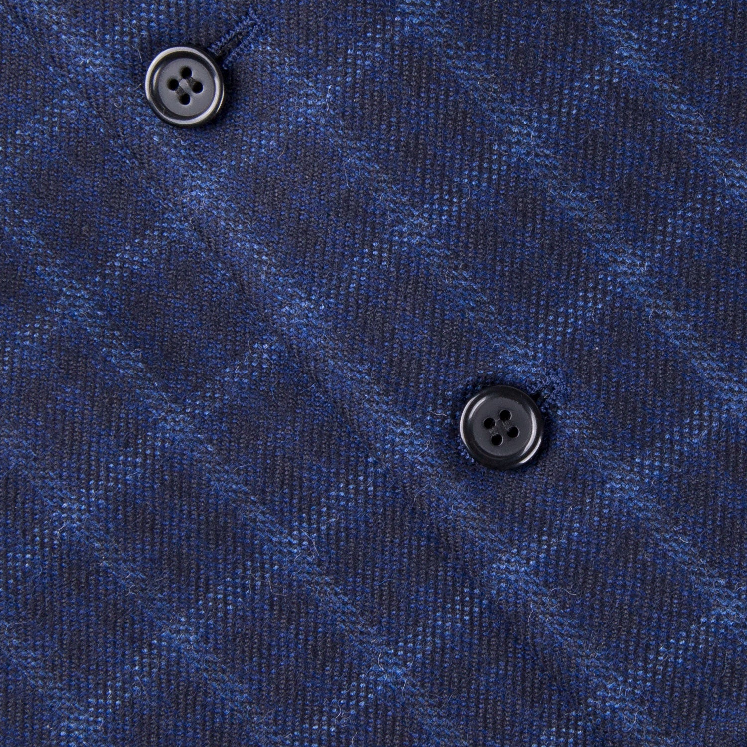 Worsted Tweed Blue Checks - Winter Waist Coat