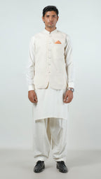 Waist Coat - Lyla Light Brown Plain
