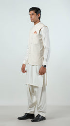 Waist Coat - Lyla Light Brown Plain