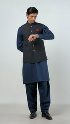 Waist Coat - Lyla Black Plain