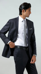 Florence Blue Plain Formal 2 Piece Suit