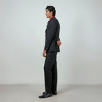 2-Piece Formal Suit Black Plain