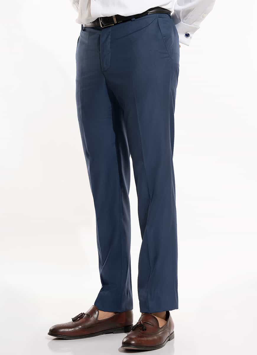 Yale Blue Plain, Hi-end Delta Formal Trouser