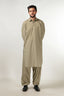 Shalwar Kameez - Cool Breeze Mehndi Plain
