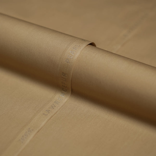 Plain Light Brown, Pearl Fine Cotton Shalwar Kameez Fabric