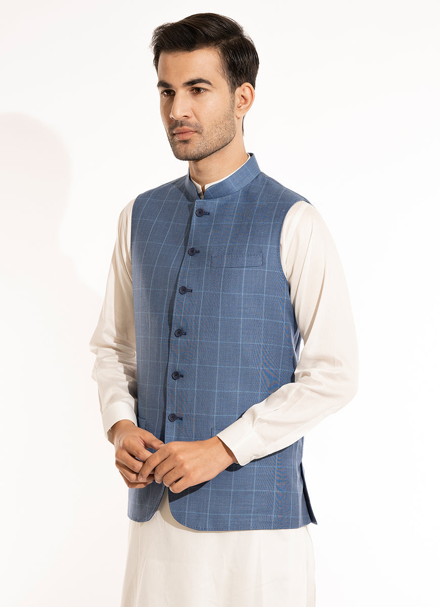 Lawrencepur 2240-78401-030-5-000 Garment Waist Coat Linwool Wool Linen All Season