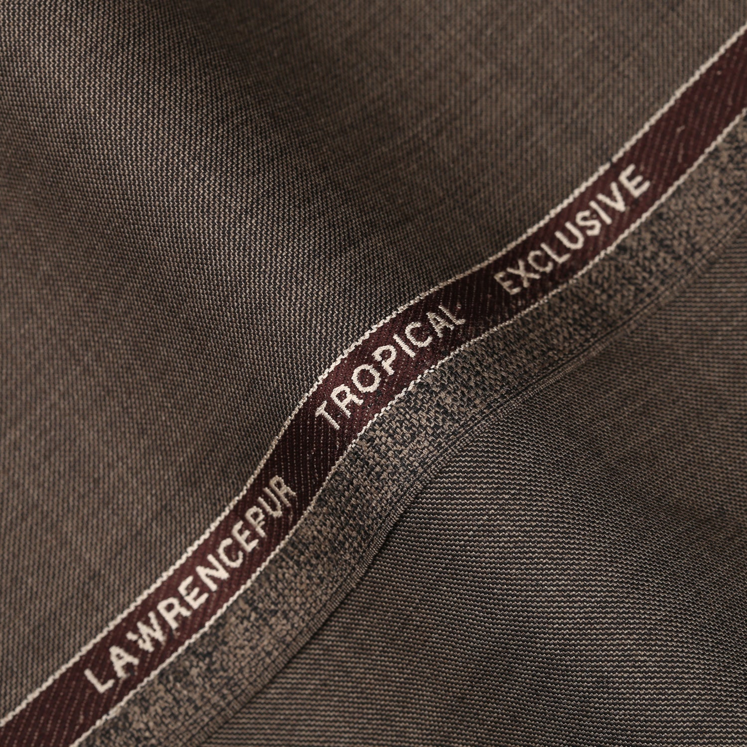 Plain Brown, Wool Blend, Tropical Exclusive Suiting Fabric