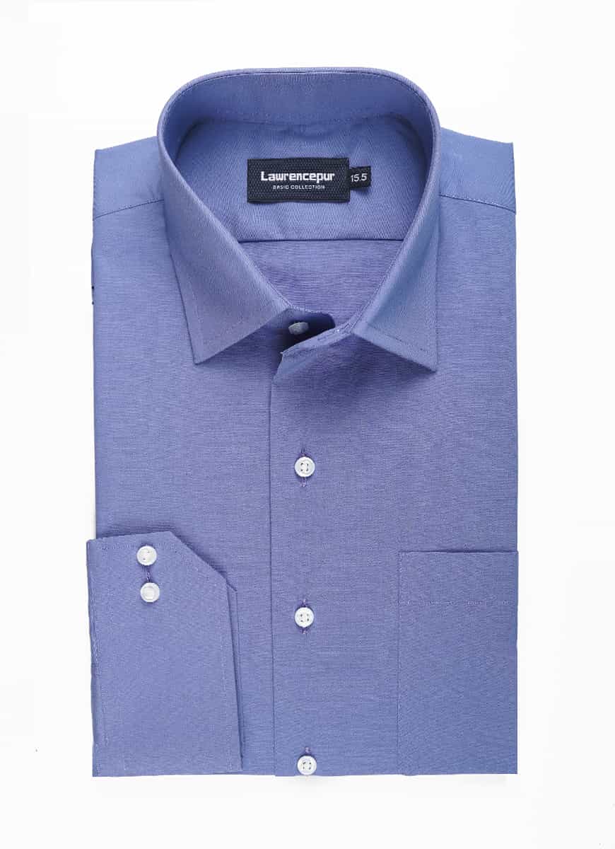 Blue Plain, Delta Cotton Rich Formal Shirt