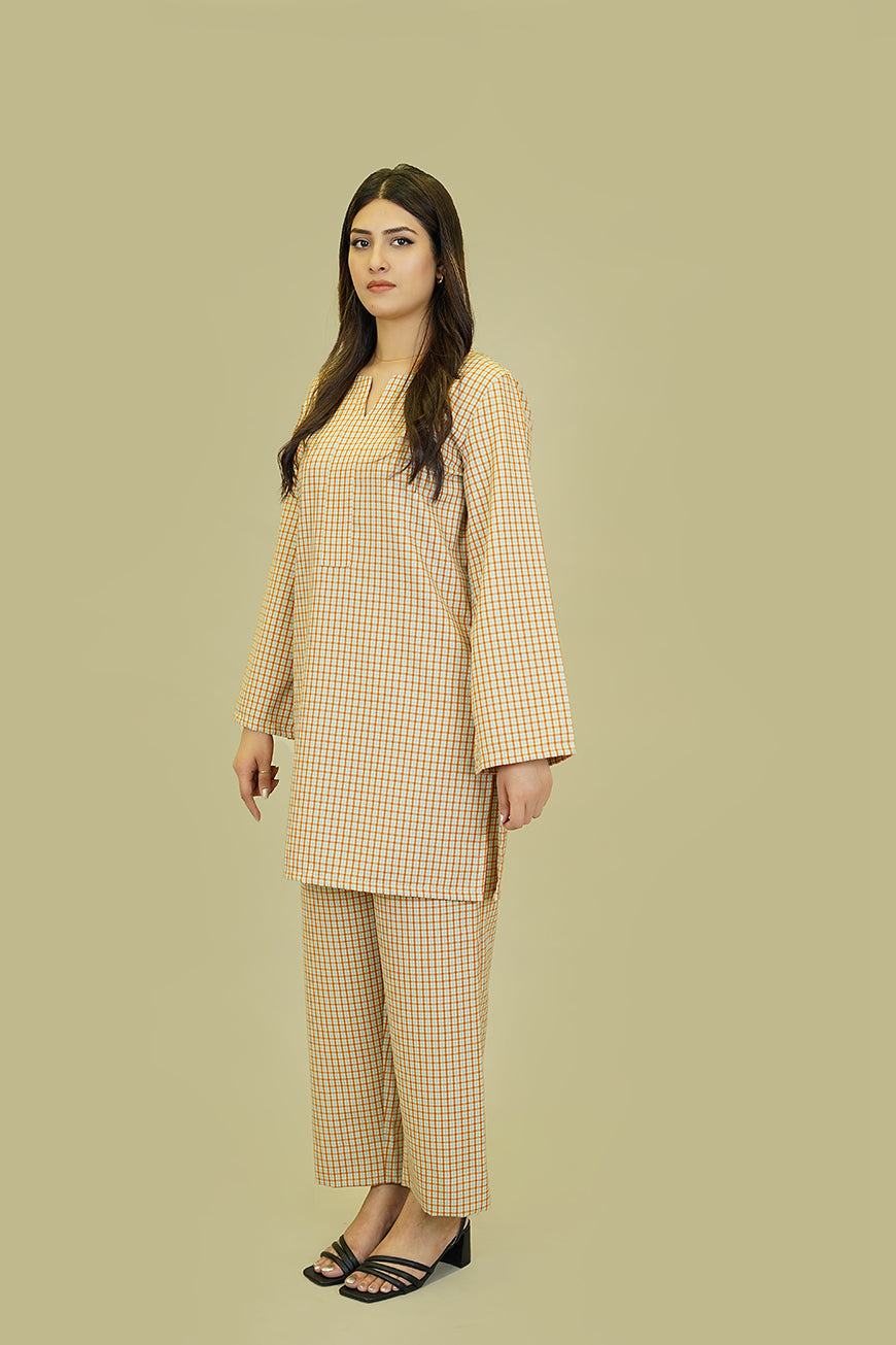 Women's Brown Checked Lyla Winter Suit - 2 Piece Main image