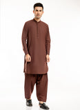 Textured-Maroon, Wash N Wear Shalwar Kameez