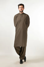 Shalwar Kameez - Signature PV Green Plain