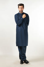 Shalwar Kameez - Signature PV Medium Blue Plain