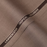 Plain Brown, Wool Blend, Tropical Exclusive Suiting Fabric