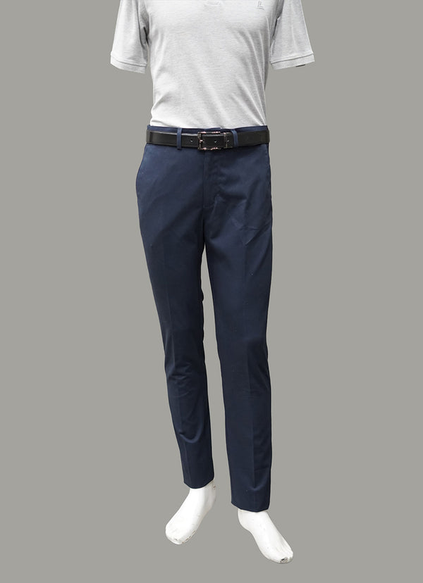 Navy Blue Plain Astore Cotton Classic Pant