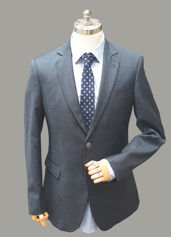 Classic Blazer - Tropical Exclusive Navy Blue Checks