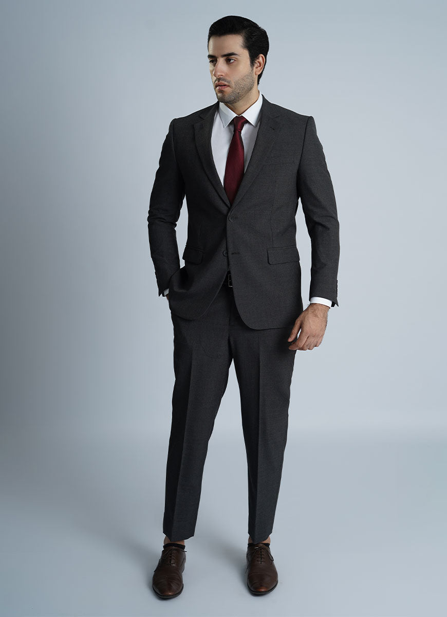 Men's Grey Wool Rich Tropical Classic 2-Piece Suit Secondary image