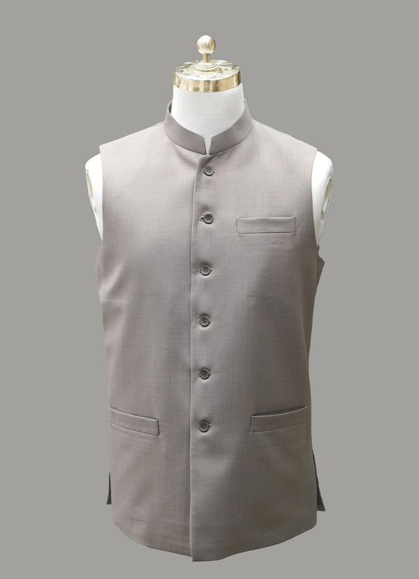 Waist Coat - Tropical Exclusive Espresso Brown Plain