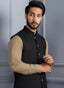 2240-00330-010-0-000 L-Waist Coat Superior Serge Super 70's Black Winter 1