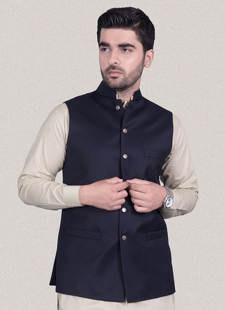 Lawrencepur 2240-13102-030-0-001 Garment Waist Coat Gaberdine Super 100's Winter