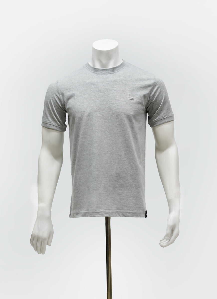 2670-52033-020-0-001 L-Basic Tee Basic Tee 100% Cotton Jersey Grey Summer 3