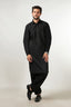 Shalwar Kameez - Cool Breeze Black Plain