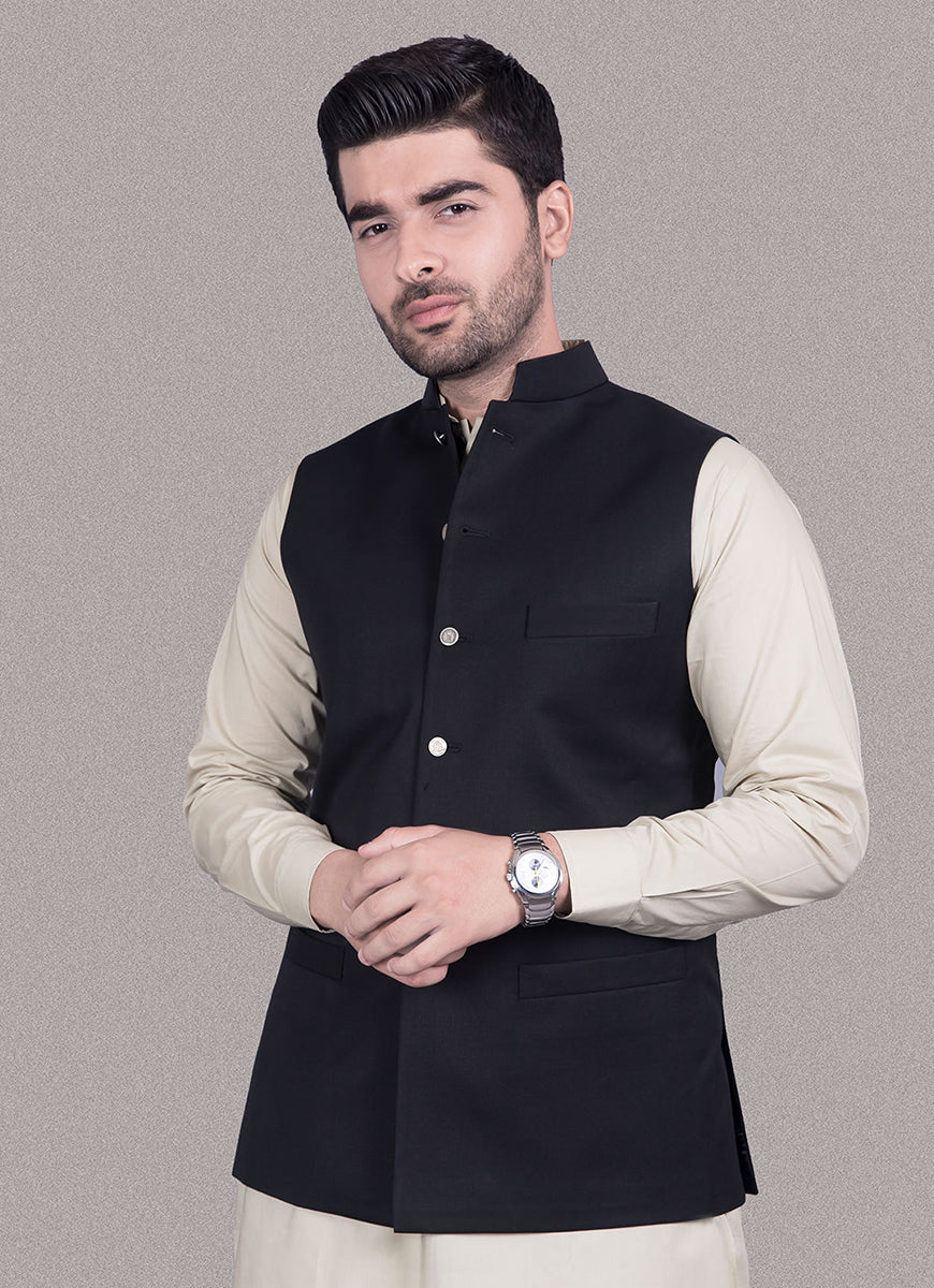 Lawrencepur 2240-13102-010-0-000 Garment Waist Coat Gaberdine Super 100's Winter