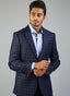 2210-00220-030-5-006 L-Jacket Worsted Tweed Wool Rich Blue Winter 1