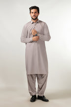Shalwar Kameez - Cool Breeze Light Brown Plain