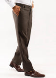 Plain Green Hi-end Delta Suiting Formal Trouser